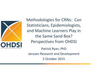 Methodologies for CRNs: Can Statisticians, Epidemiologists, and