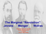 The Marginal Revolution - College of Business and Economics