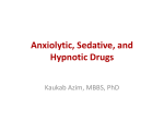 Anxiolytic, Sedative, and Hypnotic Drugs