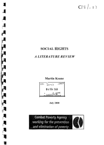 Social Rights - Combat Poverty Agency
