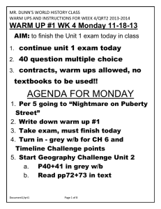 WARM UP#2a WK4 TUESDAY 11-19-13
