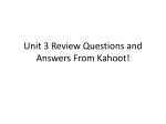 Kahoot PowerPoint With Questions and Answers