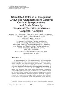 Stimulated Release of Exogenous - FADA