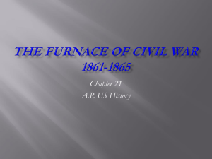 The Furnace of Civil War 1861-1865