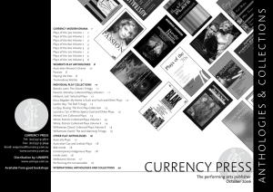 collected plays - Currency Press