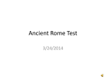 Ancient Rome Test