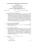 MMEMD 105-3 Engineering Optimization (Elective – I)