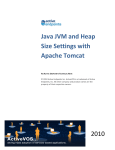 Java JVM and Heap Size Settings with Apache Tomcat