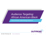 Audience Targeting: African American-Black