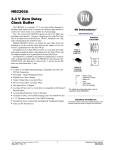 NB2305A - 3.3V Five Output Zero Delay Buffer