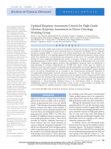 Updated Response Assessment Criteria for High