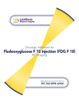 Fludeoxyglucose F 18 Injection (FDG F 18)