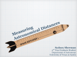 Measuring Astronomical Distances