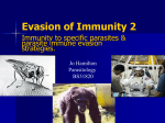 Evasion of Immunity I