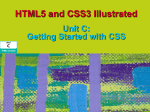 HTML5 and CSS3 Ill Unit C