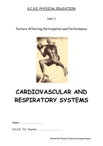CARDIOVASCULAR AND RESPIRATORY SYSTEMS