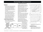 Measuring Output - Transformer Performance