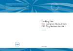 Looking East: The European Union`s New FTA Negotiations