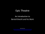 Introduction to Epic Theatre