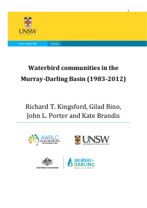 Waterbird Communities in the Murray