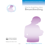 Breastfeeding - American Institute for Cancer Research