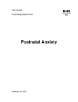 Postnatal Anxiety