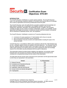 CompTIA Security (SY0-401)