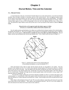 CHAPTER 3, Diurnal Motion - The College of New Jersey