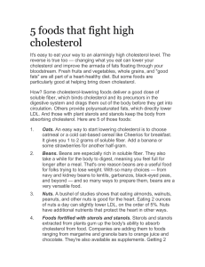 Foods that Fight Cholesterol