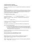 CmSc250 Design and Analysis of Algorithms