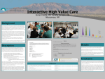 Interactive High Value Care