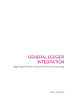 General Ledger Integration to Evolution