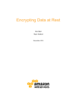 Encrypting Data at Rest in AWS