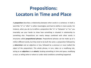 Prepositions - Robertkirkpatrick