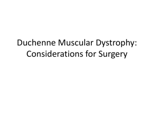 Considerations for Surgery - CARE-NMD
