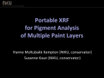 Portable XRF for Pigment Analysis of Multiple Paint Layers