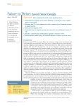 Failure to Thrive:Current Clinical Concepts