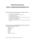 Student Notes/ Answer Key “Enrich – Looking Inside Cells/Chapter