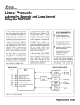 linear products automotive solenoid and lamp control