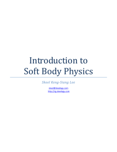 Introduction to Soft Body Physics