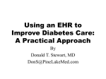 Using an EHR to Improve Diabetes Care