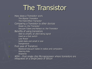 The Transistor - labsanywhere.net