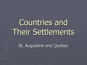 Countries and Their Settlements