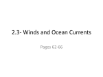 2.3- Winds and Ocean Currents