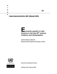 Economic growth in Latin America in the late 20th
