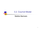 3.2.Cournot Model