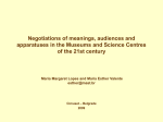Negotiations of meanings, audiences and apparatuses in the