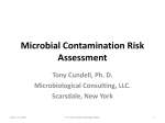 Microbial Contamination Risk Assessment