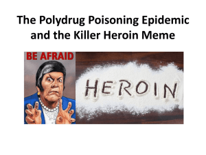 The Polydrug Poisoning Epidemic: drug mixing and opioid overdose
