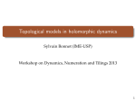 Topological models in holomorphic dynamics - IME-USP
